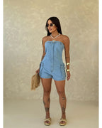 Macaquinho Jeans Diana