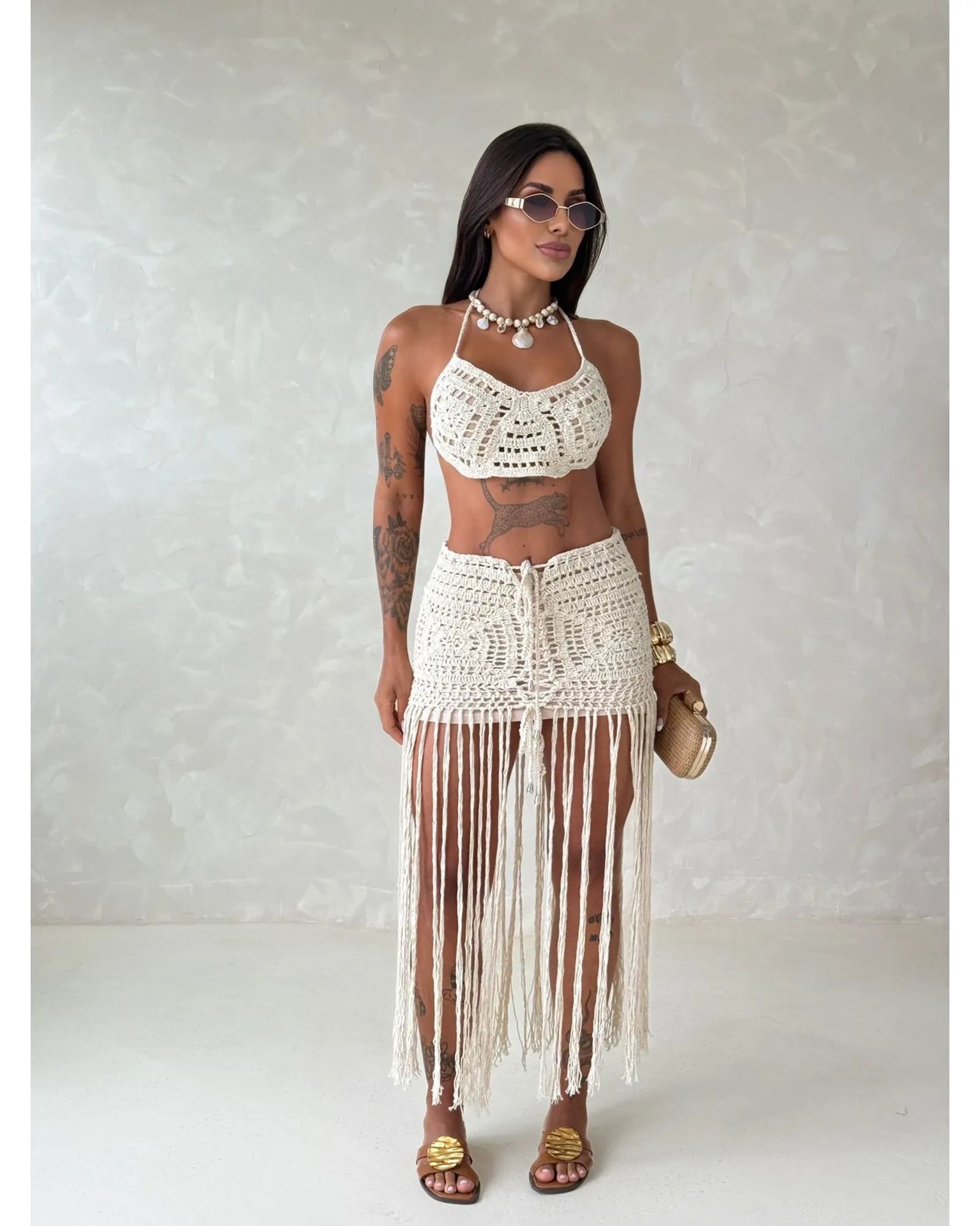 Conjunto Crochê Samara