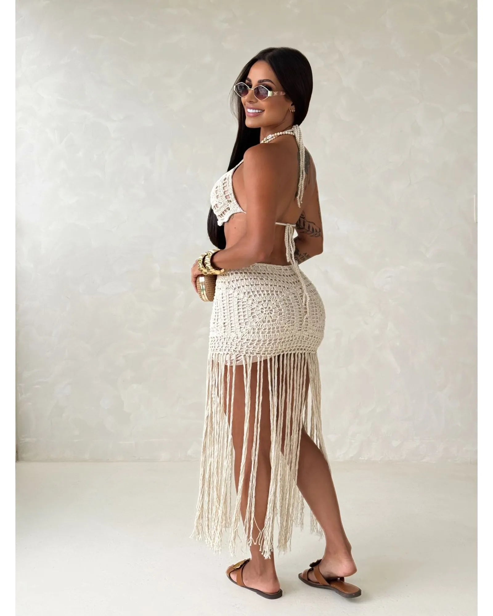 Conjunto Crochê Samara