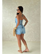 Macaquinho Jeans Sabrina